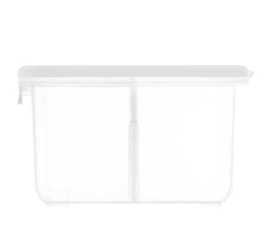 Ezy Storage Tall 2-Compartment Storage Box